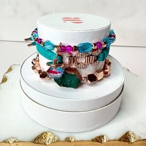 Bomb Party 2023 Summer Stack Ring Pop Glamour RBP6030 NWT